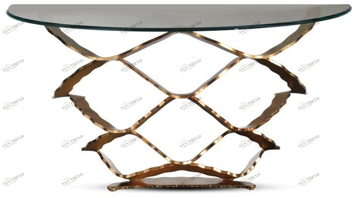 Reflex Консоль в форме полумесяца из железа и стекла Neolitico sun-id-1438114