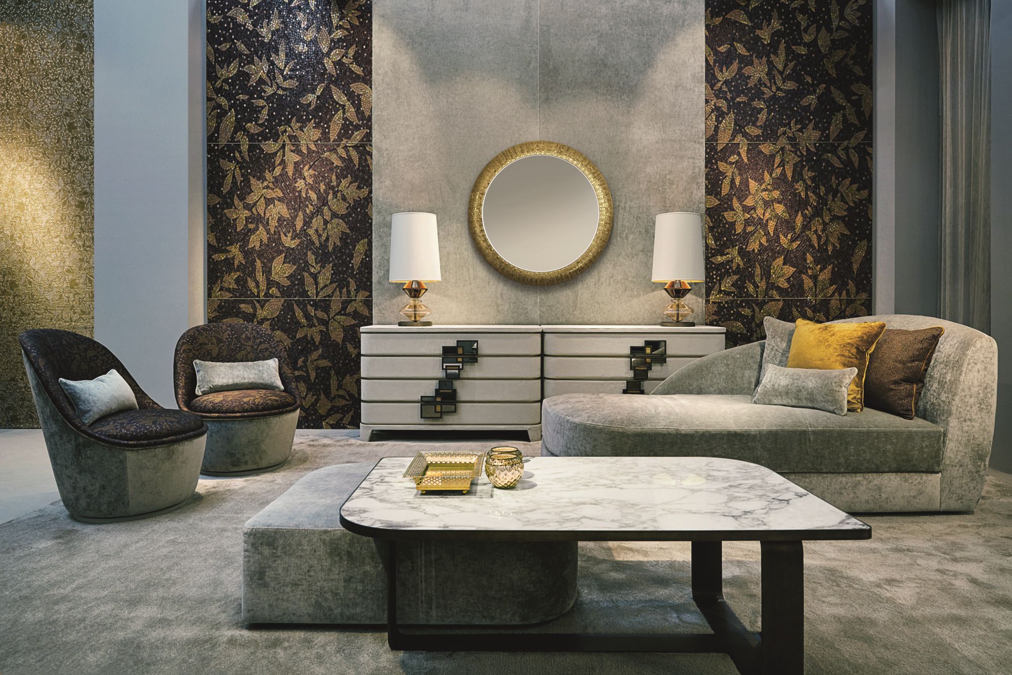 Мраморный прямоугольный журнальный столик Sicis Висконти ARCH-00115019 - Вид №4