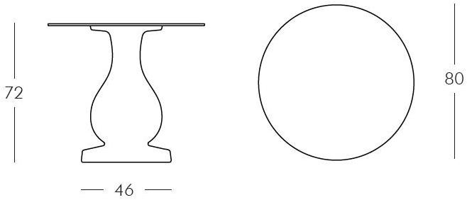 SLIDE Круглый стол из полиэтилена и столешница из hpl с эффектом мрамора sun-id-1360509 - Вид №8
