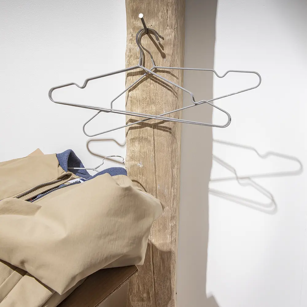 Плечики для одежды KONSENSA 40.5 см металл цвет серый 8 шт Плечики металлические STLM-2176233 - Вид №6