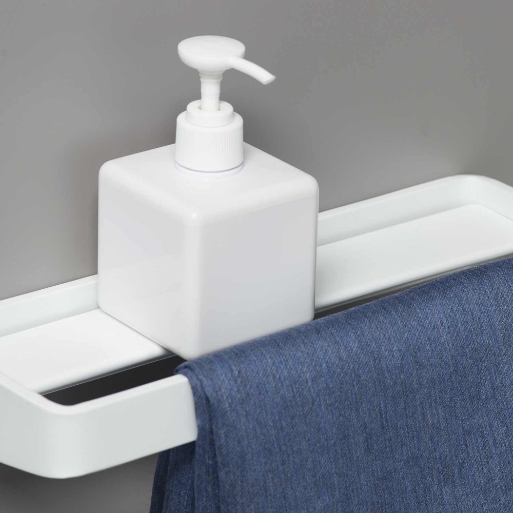 EVBR200EVER Life Design Полка и полотенцедержатель 20 см - Brunt Brunt Непрозрачный белый - Вид №1