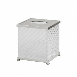 FS09P-651 FS09P-651 Квадратная коробка для салфеток ДОЗАТОРЫ ТКАНЕЙ Cristal & Bronze TISSUE DISPENSERS