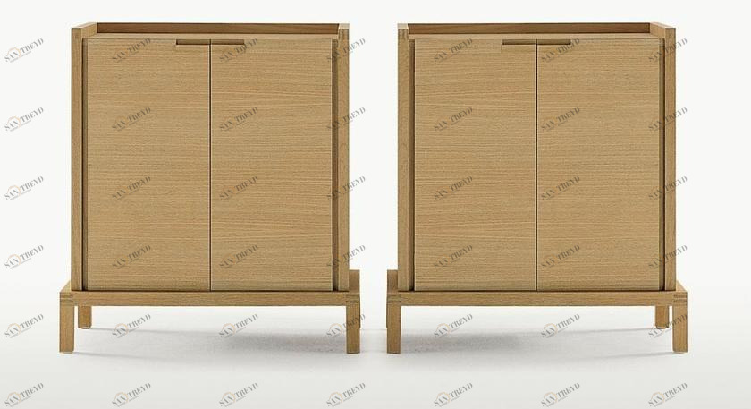 Maxalto Комод деревянный с распашными дверцами Gemina sun-id-1502157