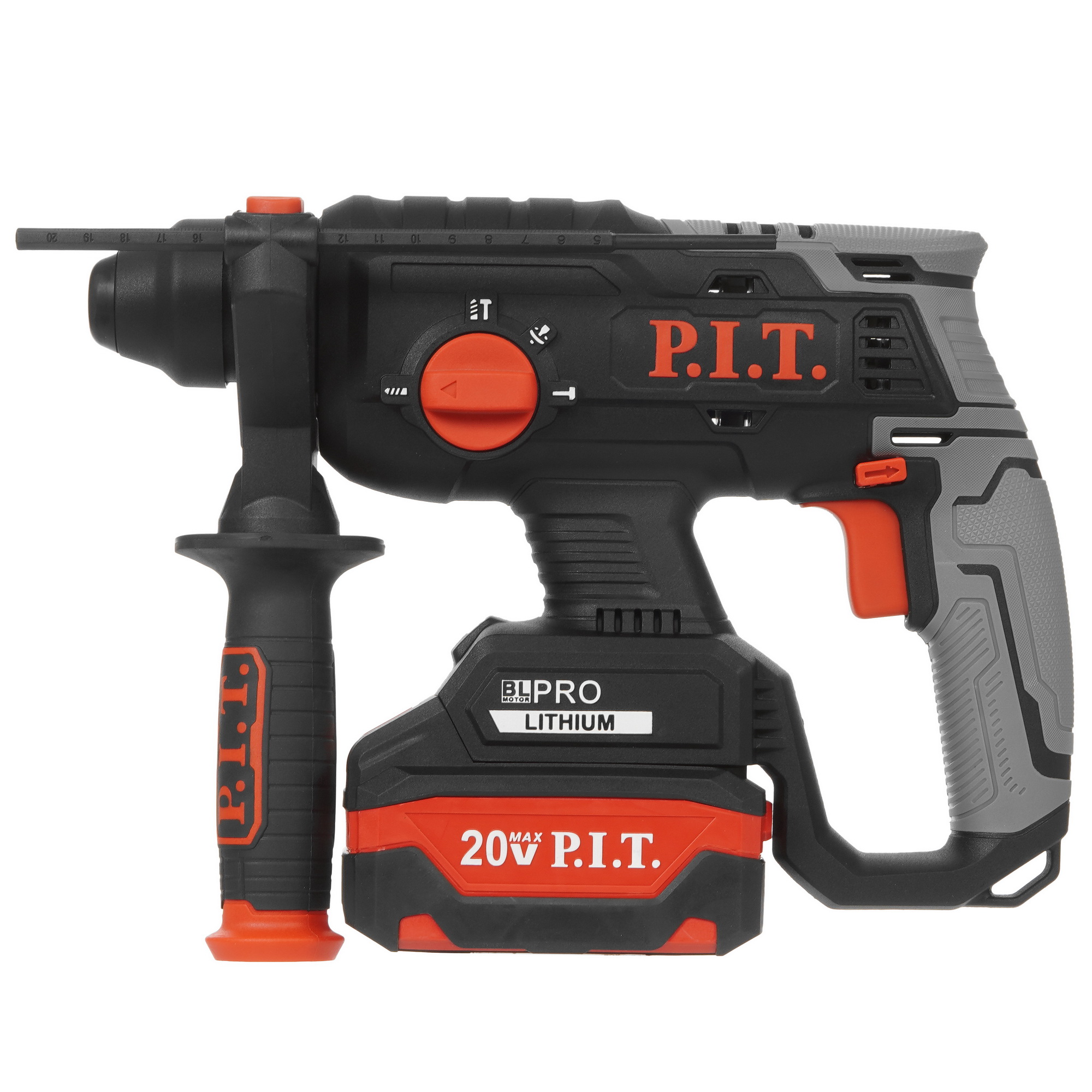 Перфоратор P.I.T. PBH20H-22B/2 OnePower 20V 9086984 PIT STDN-0032362