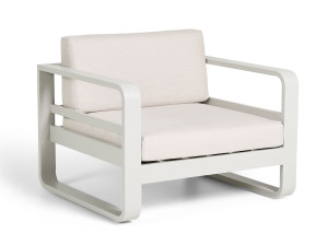 Ткань сани сад стул с подлокотниками