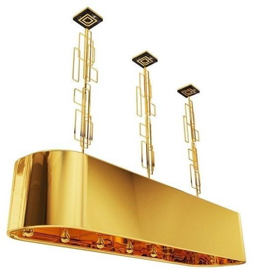 Porustudio Подвесной светильник из латуни Skyscraper sun-id-1389498 - Вид №3
