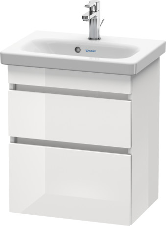 DS640307575 DuraStyle Тумбочка подвесная компакт Лен, декор Duravit - Вид №2