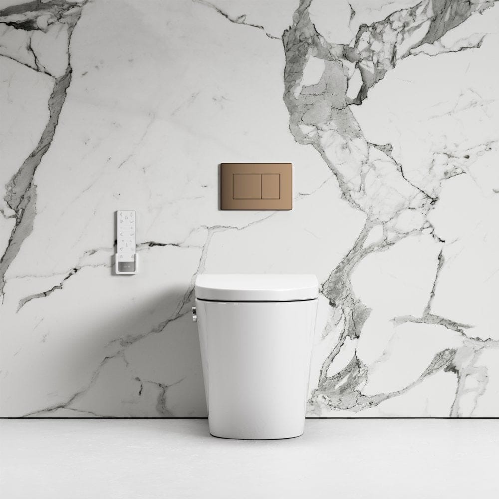 Напольный керамический туалет биде с налетом и кассетой LUSSO INTELLISMART ARCH-00036445 - Вид №17