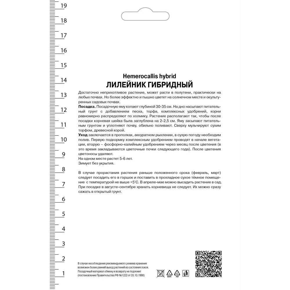Лилейник гибридный «Джипси Тертл» 82530256 STLM-2166312 Santreyd  - Вид №1