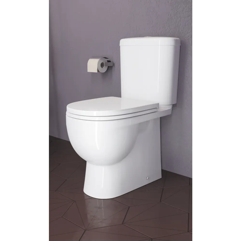 Унитаз-компакт Sanita Luxe Art Comfort WC.CC/Art/2-DM/WHT.G/S1 сиденье с микролифтом STLM-2159583 - Вид №3
