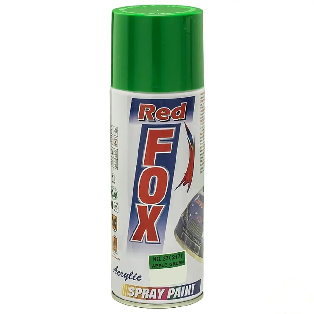 Краска аэрозольная Red Fox глянцевая цвет зелёная трава 400 мл STLM-2009831