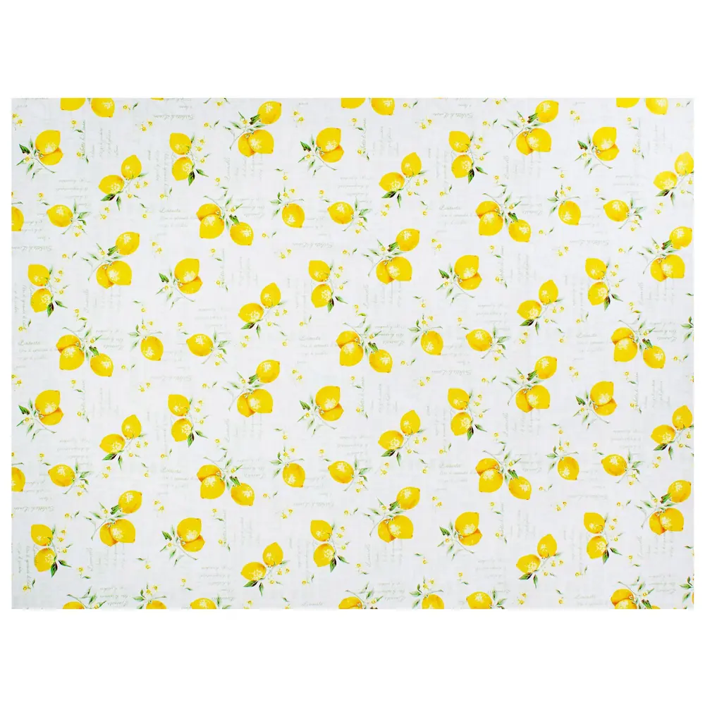 Скатерть «Лимоны» 180х140 см ПВХ Santreyd STLM-2110588