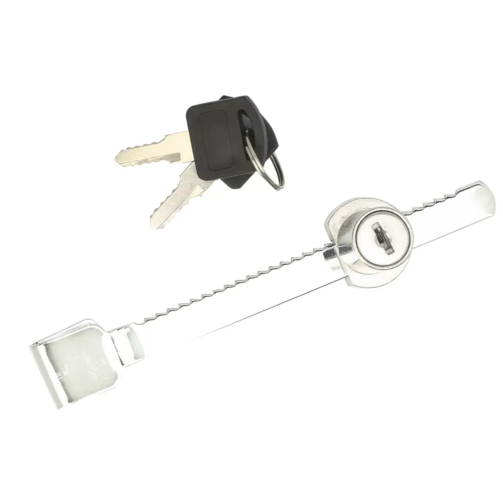 Замок мебельный накладной Lock.318, l140 мм, реечный хромированный Santreyd STLM-2086210 - Вид №1