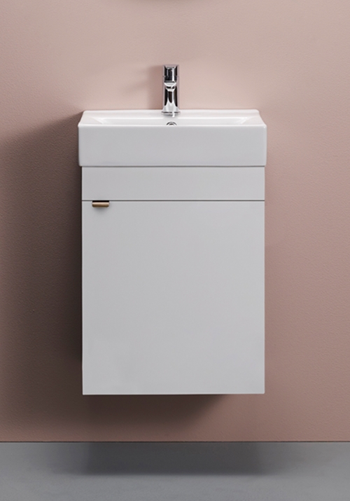 1580002 Go Шкаф Для Умывальника 450 White High Blank Hafa  Белый 