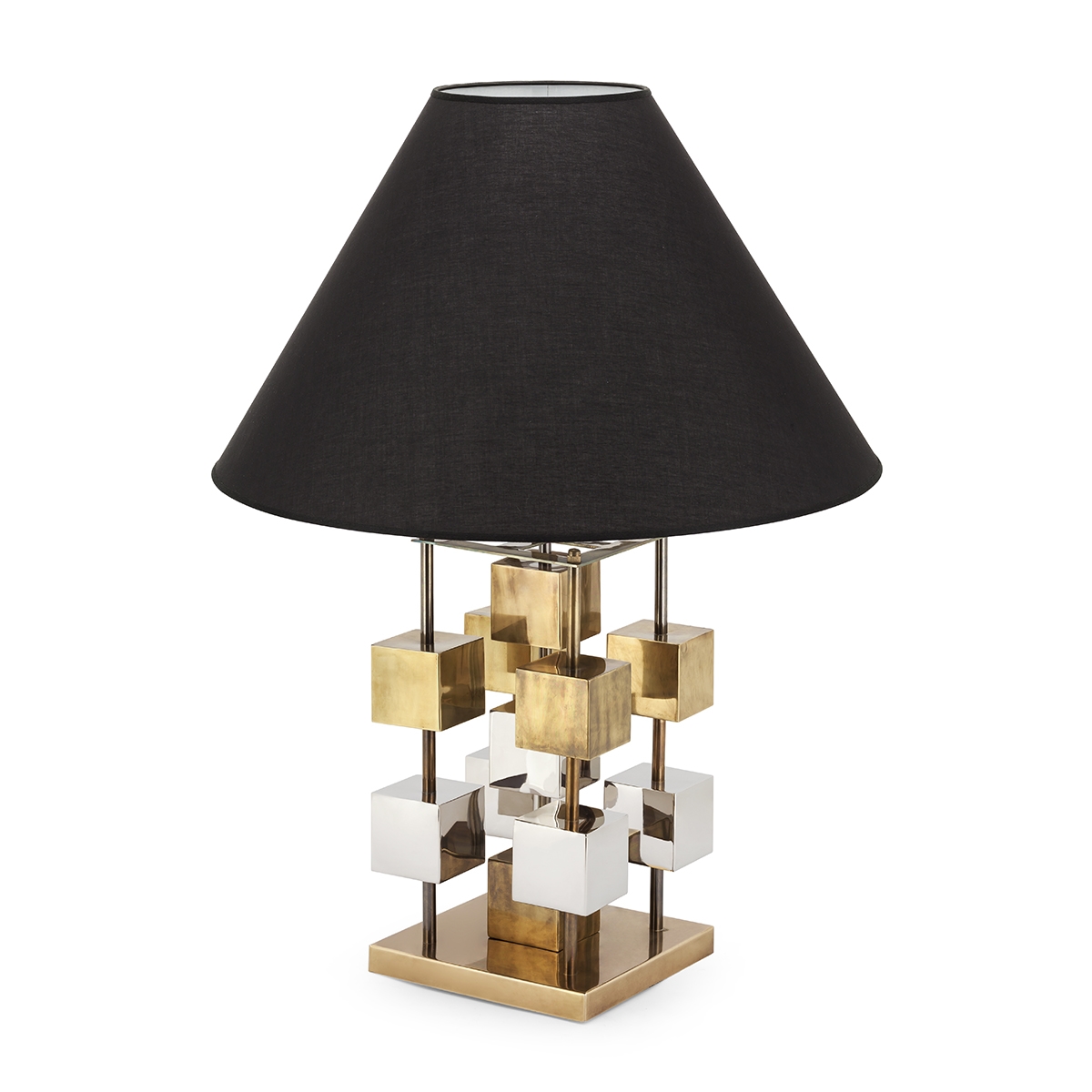 500262-90 ABHIKA НАСТОЛЬНАЯ ЛАМПА DOB GLAM BLACK  - Вид №1