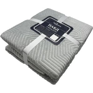 Плед Ardenza Rama 180х200 см фланель цвет светло-серый