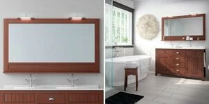 Avila Dos Зеркало COLONIAL в раме с полкой 140×85 Color 27 COUNTRY