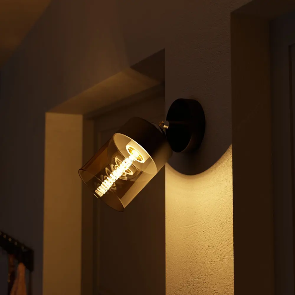 Настенный светильник KREAFORTA Vereya цвет черный STLM-2047394 - Вид №1