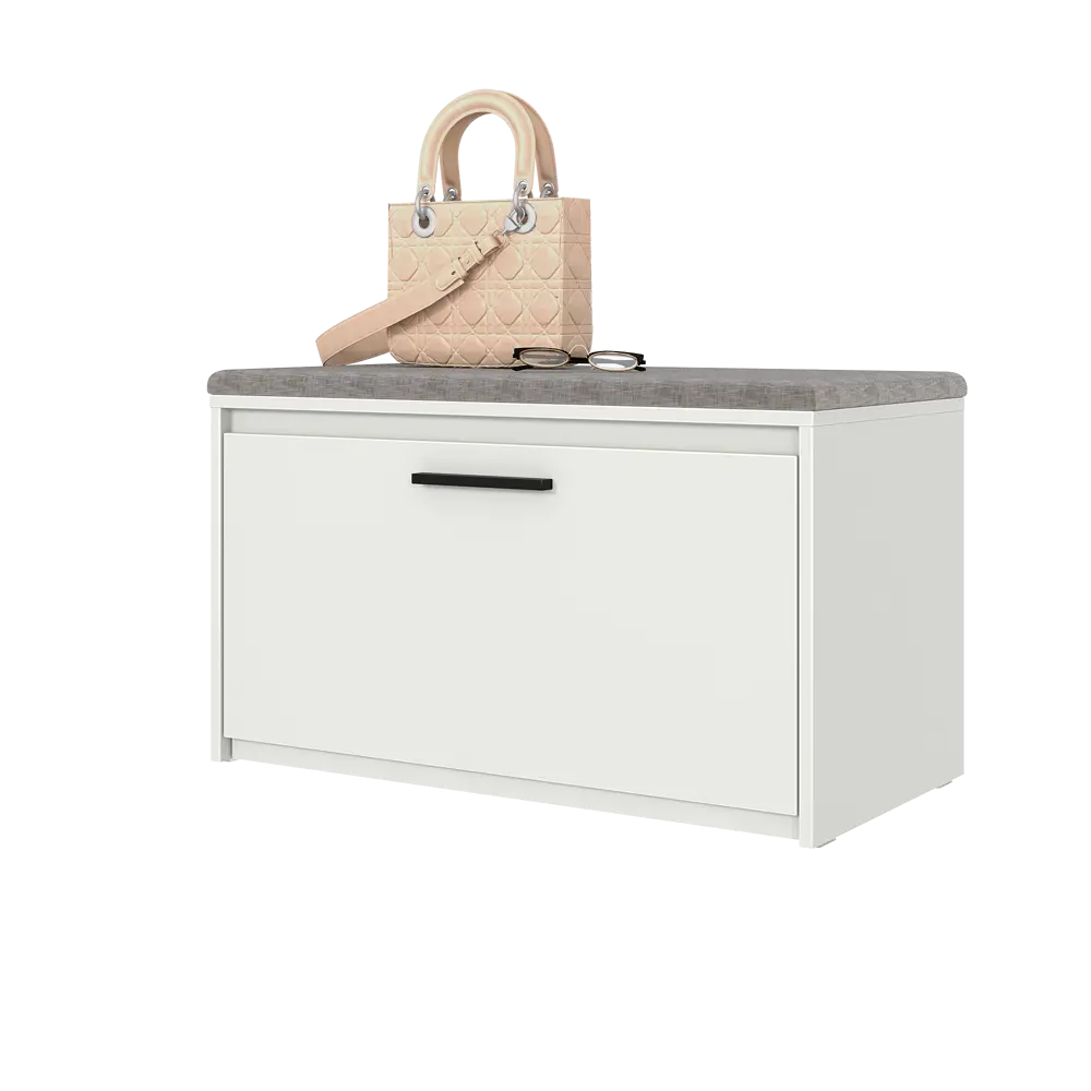 Банкетка Лион 80x49x41.7 см ЛДСП цвет белый Santreyd STLM-2183903 - Вид №8