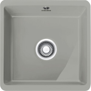 126.0380.351 Best, серия kubus, керамика, мойка mtk 110-40, установка под столешницу, вентиль-автомат, жемчужный серый Franke Franke Kubus