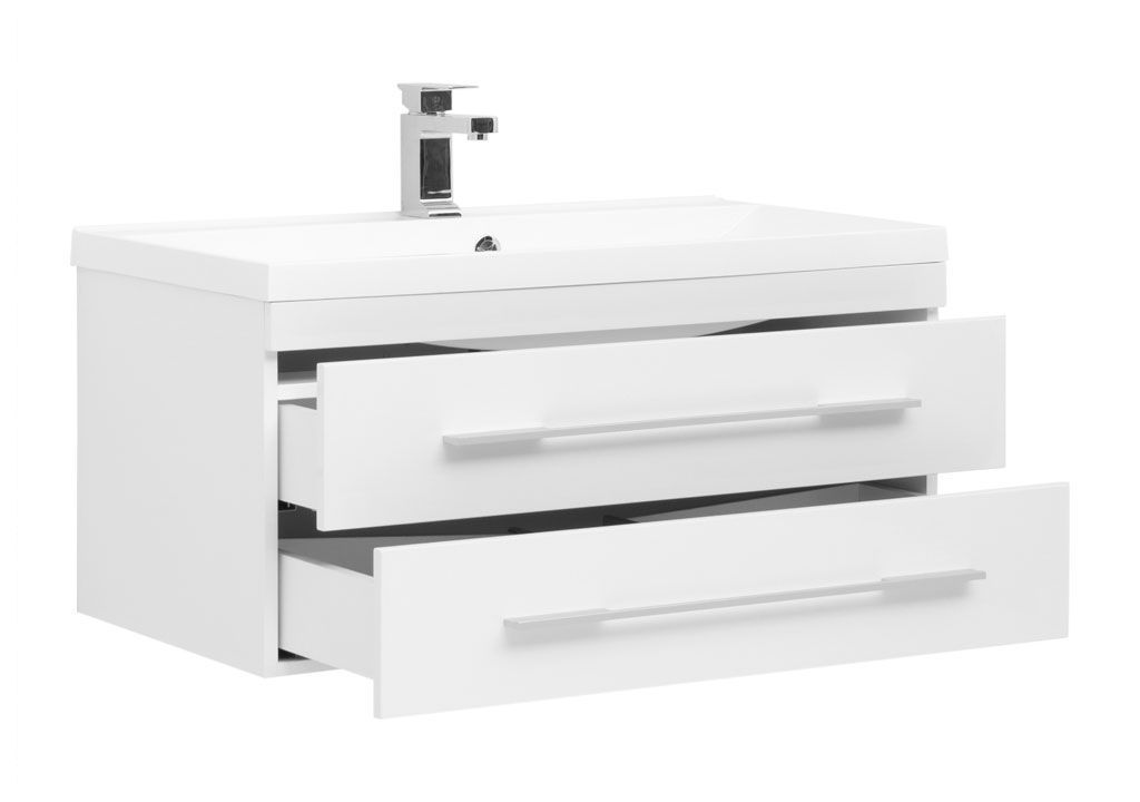 Тумба с раковиной Aquanet Нота NEW 90 белый 0017149200204119 - Вид №1