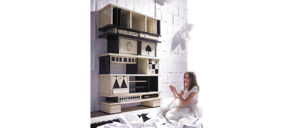 002310 Книжный шкаф Vintage Lola Glamour Santreyd  - Вид №5