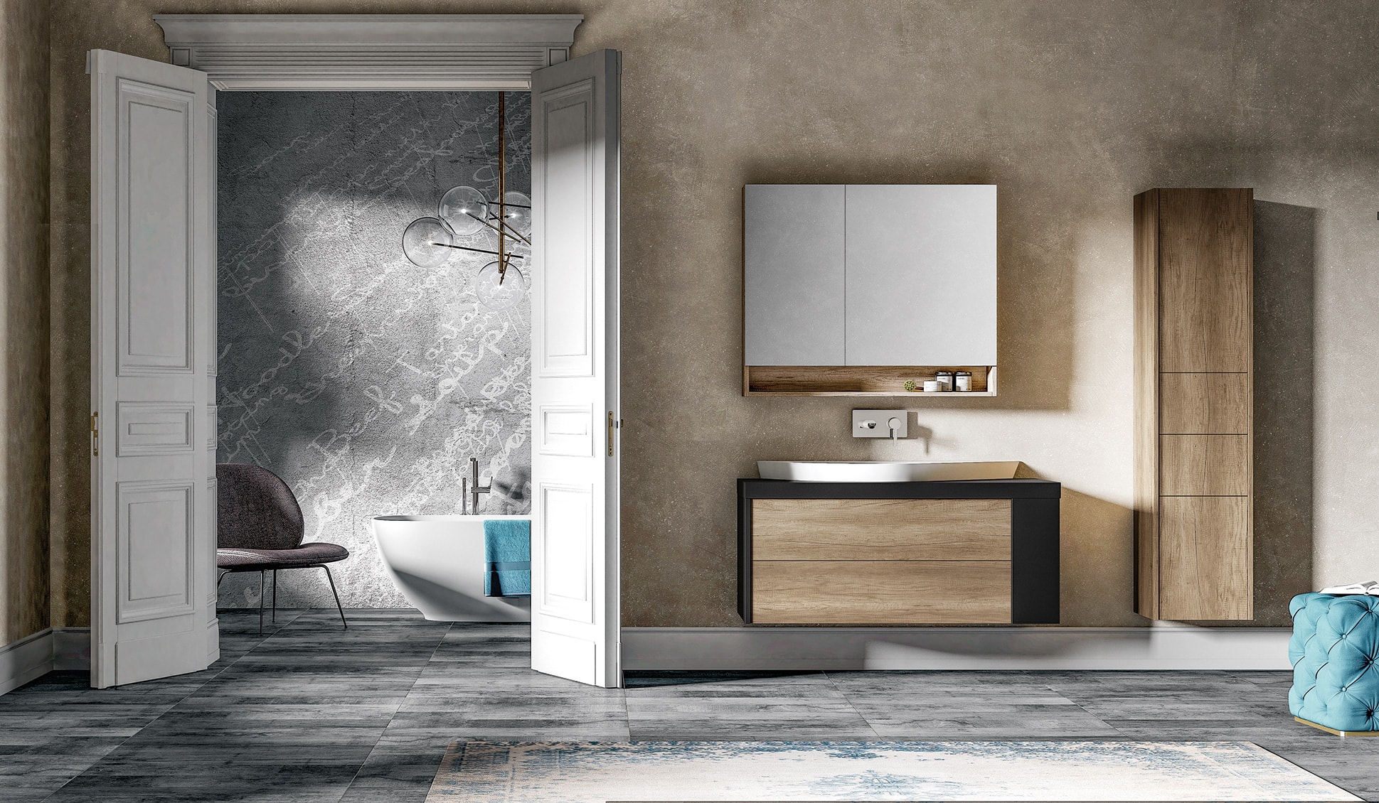 Kami 18 – 06 Mastella  Kami  Комплект мебели для ванной