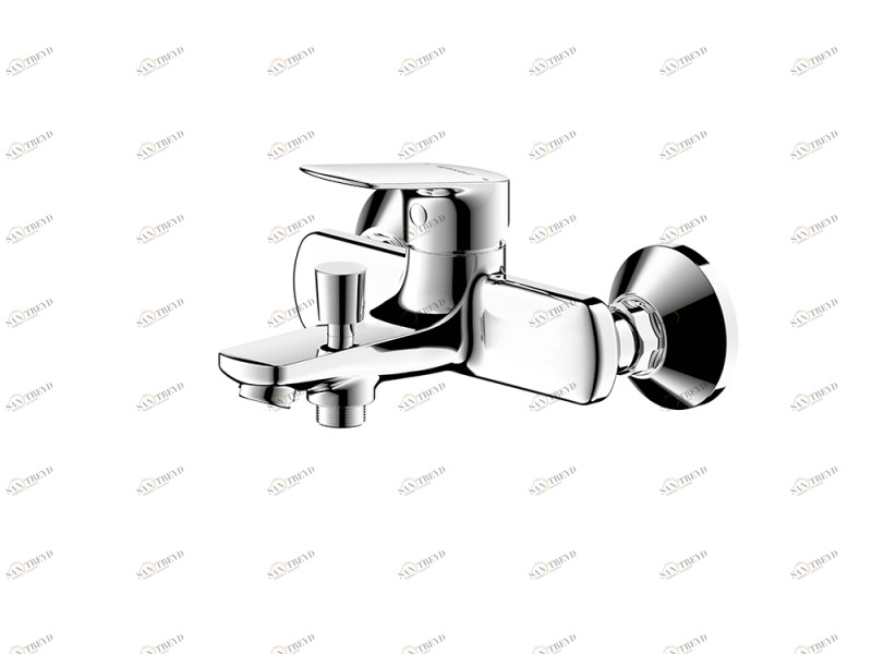 Смеситель для ванны короткий излив Rhein F6429564CP-01-ENG bravat 