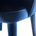 FUPP0003 Синее бархатное кресло Хайбери ijlbrown  - Вид №7