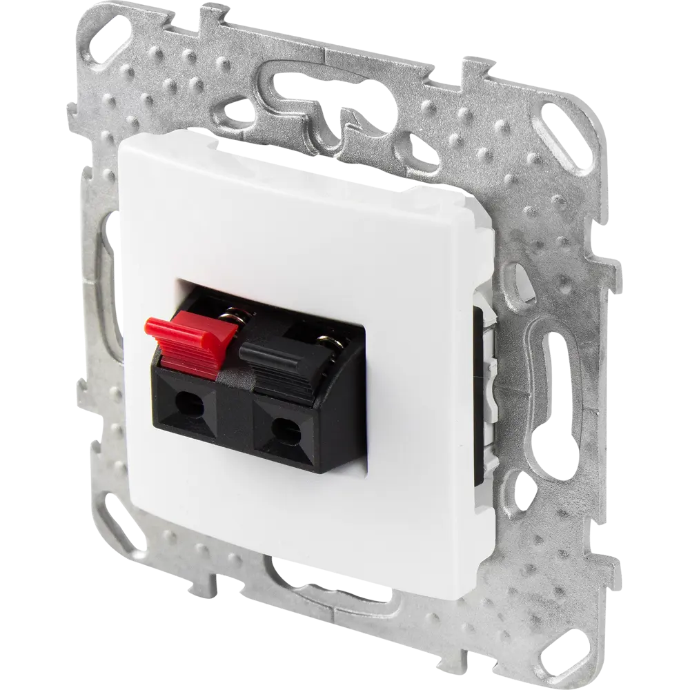 Аудио розетка встраиваемая Systeme Electric Unica, цвет белый STLM-2142104 - Вид №3