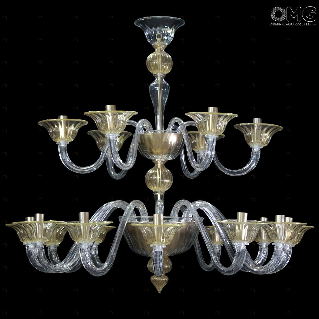 1170 ORIGINALMURANOGLASS Люстра Виктория - Либерти - муранское стекло OMG  см 