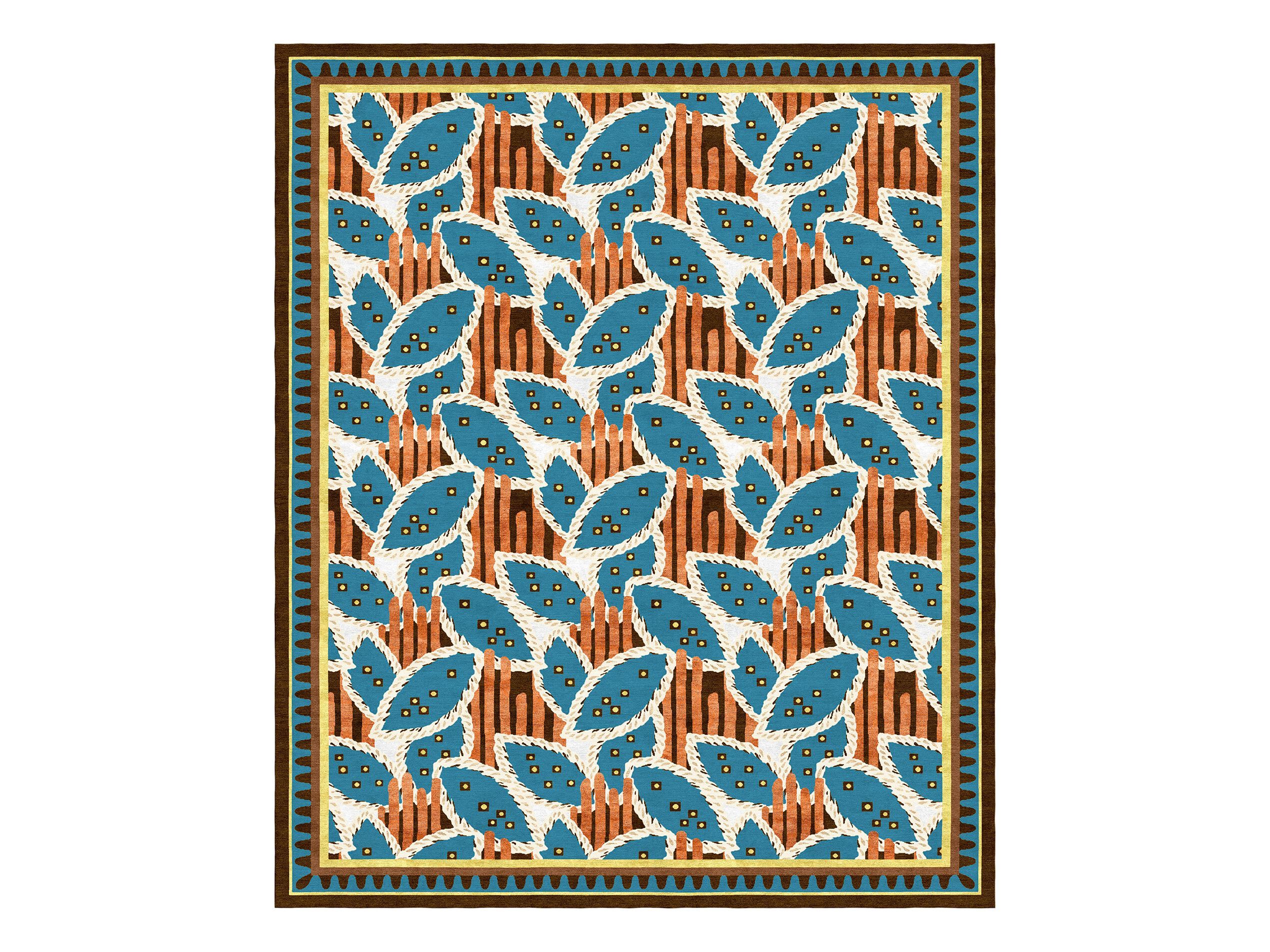 Шелковый прямоугольный ковер ручной работы Tapis Rouge Archive ARCH-00083246