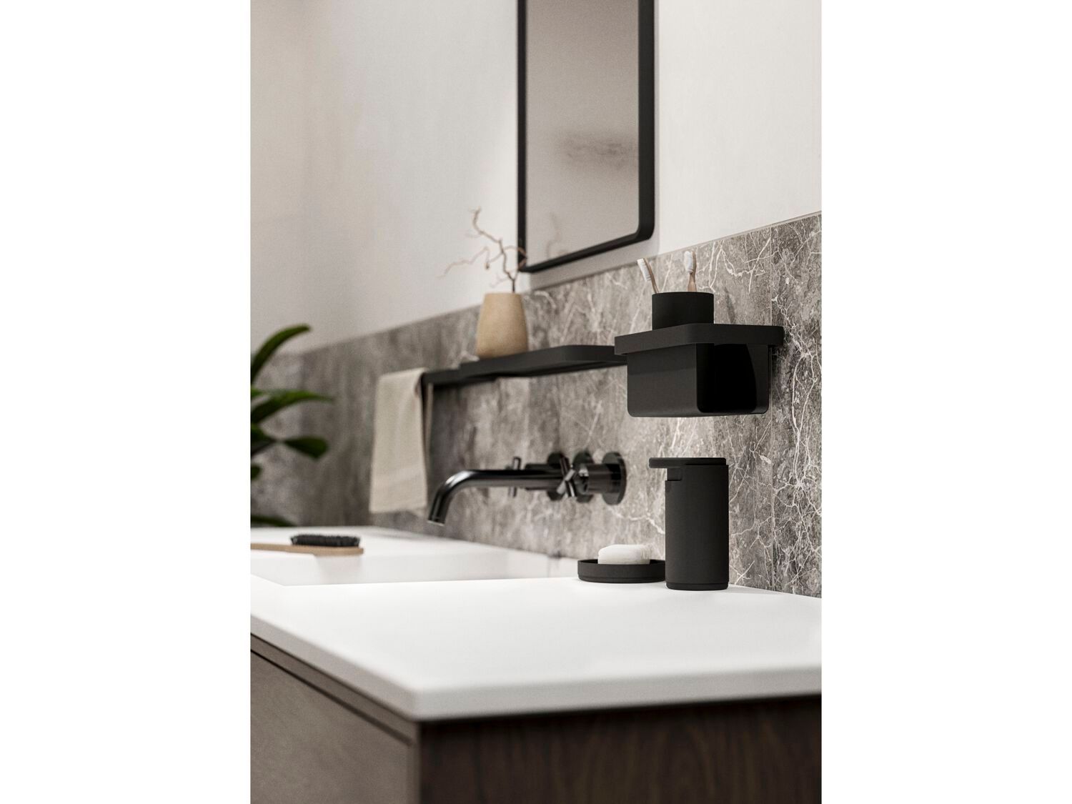 Алюминиевый держатель зубной щетки ZONE DENMARK Rim ARCH-00152932 - Вид №4