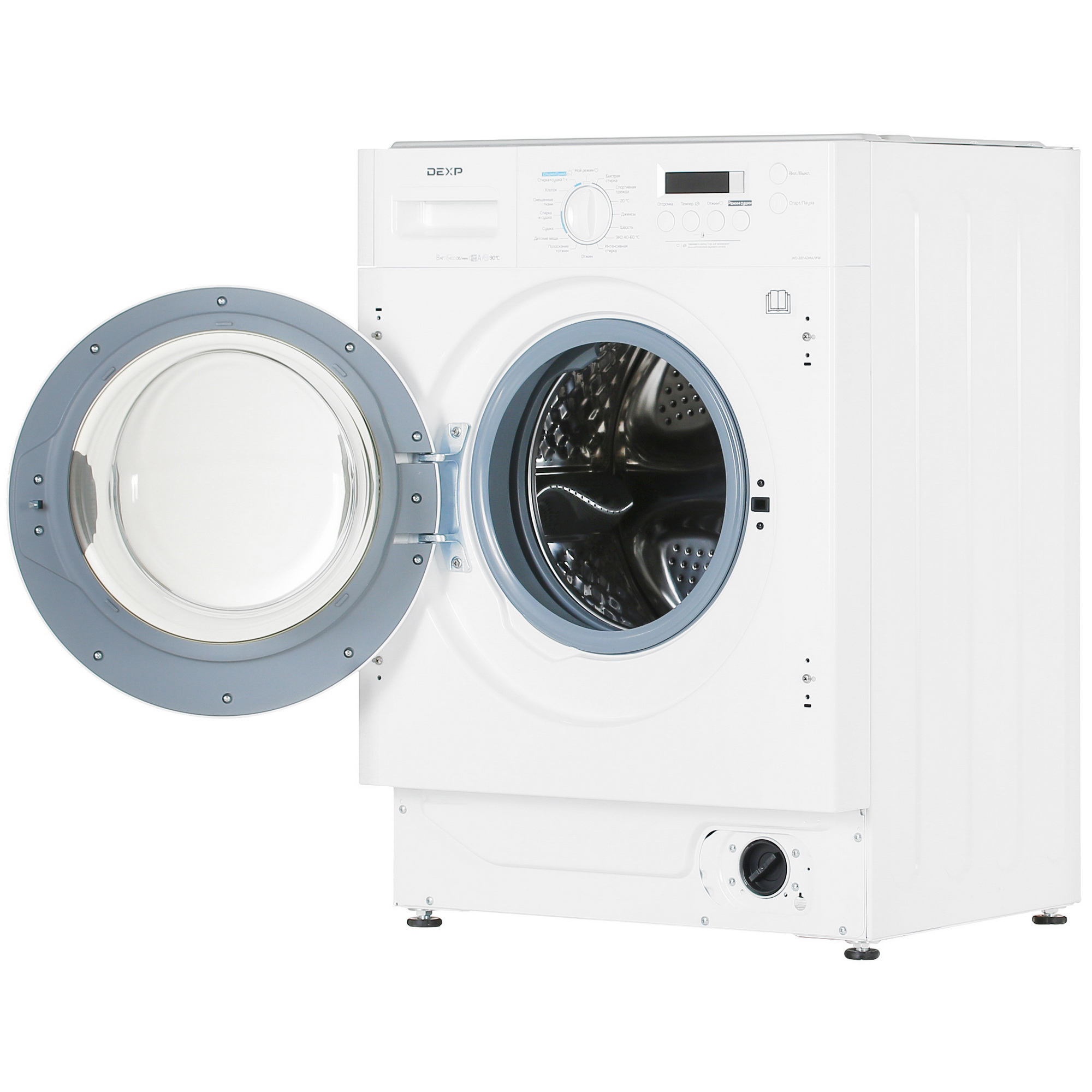 1696073 Встраиваемая стирально-сушильная машина DEXP WD-B814DMA/WW STDN-0002102 - Вид №5