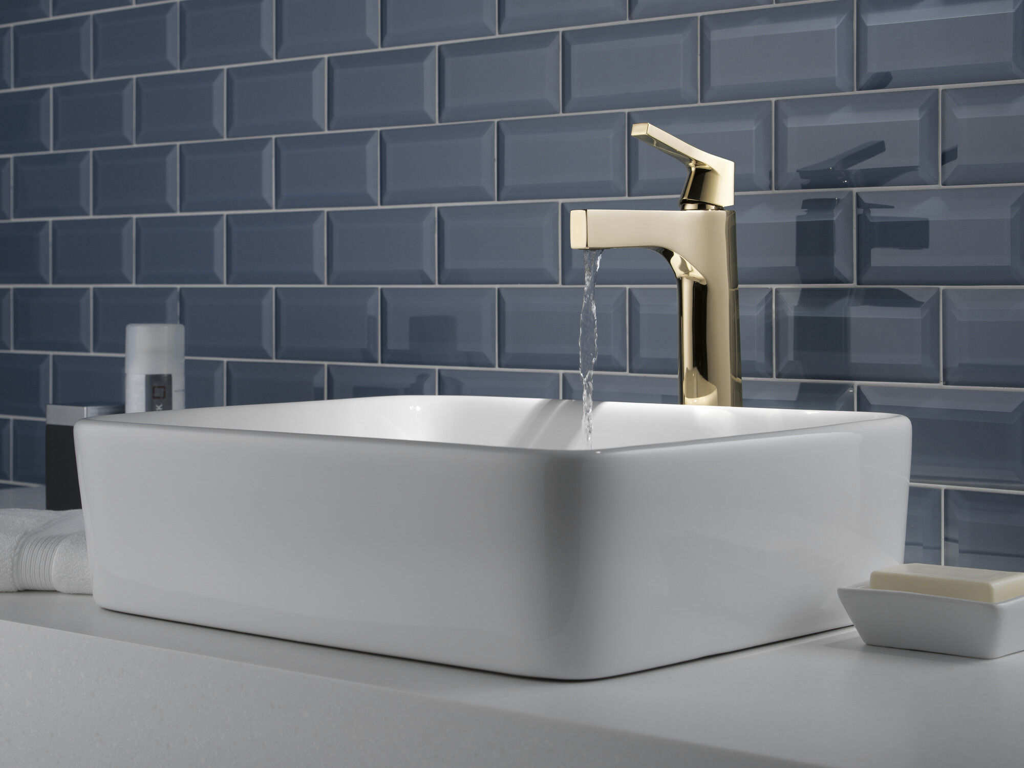 774-PN-DST Смеситель для ванной комнаты с одной ручкой Delta Faucet Zura Полированный никель  - Вид №1