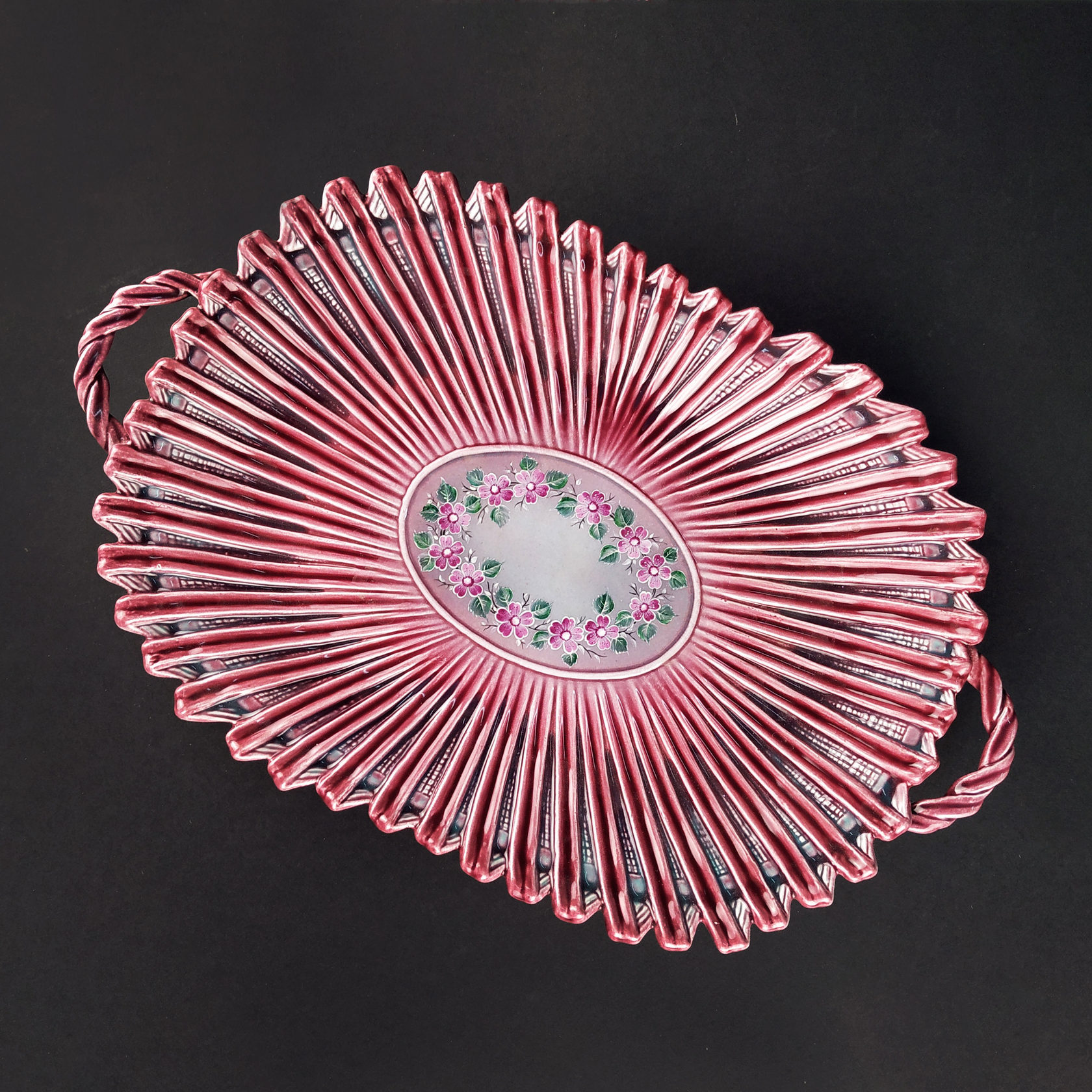 Хлебница (роспись) Розовые ландыши PROVANSFAIENCE sun-id-994482 - Вид №3