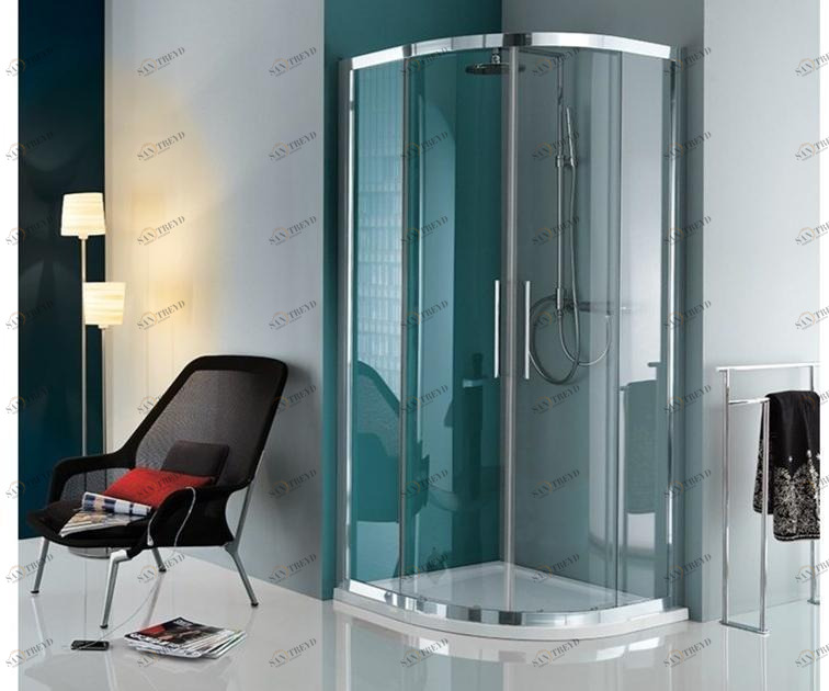 Samo Полукруглая душевая кабина с четырехстворчатой ​​раздвижной дверью Eccelsa sun-id-1482813