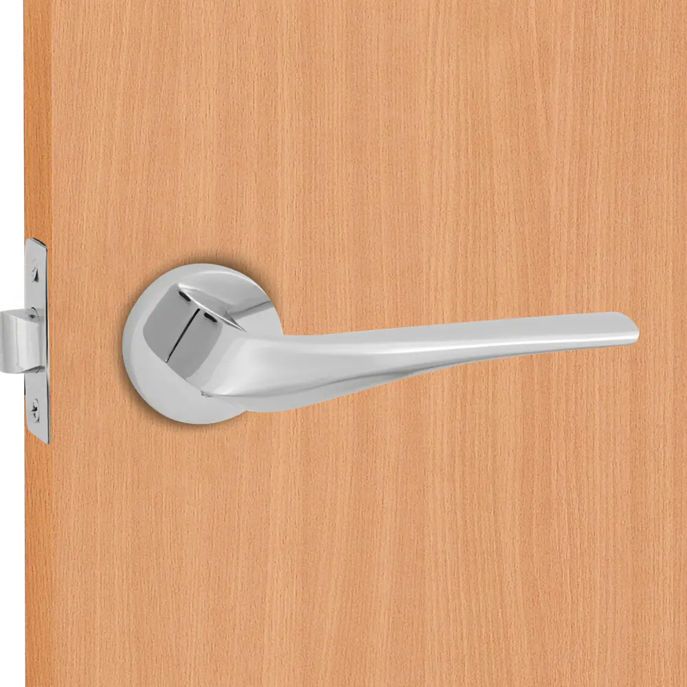 Дверные ручки 149 H комплект цвет хром Santreyd STLM-2068220 - Вид №5