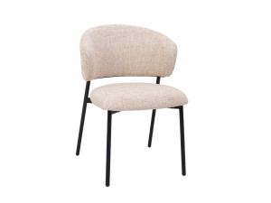 Штабелируемый стул из ткани без подлокотников