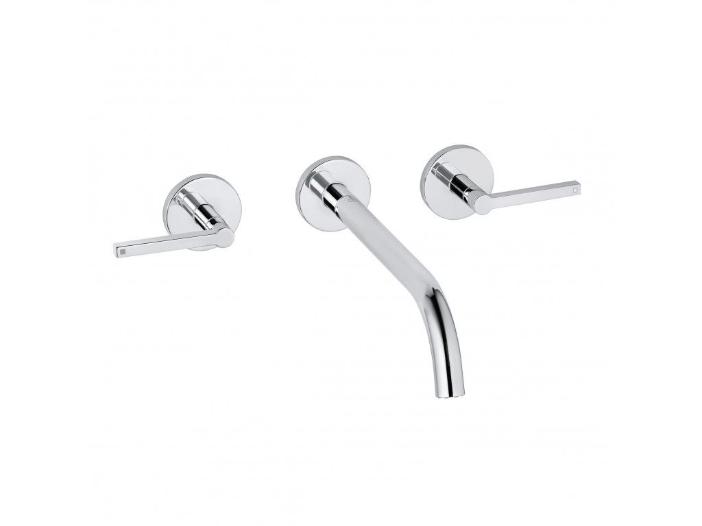 201460515 настенный смеситель на умывальник Puristic KLUDI NOVA FONTE хром 