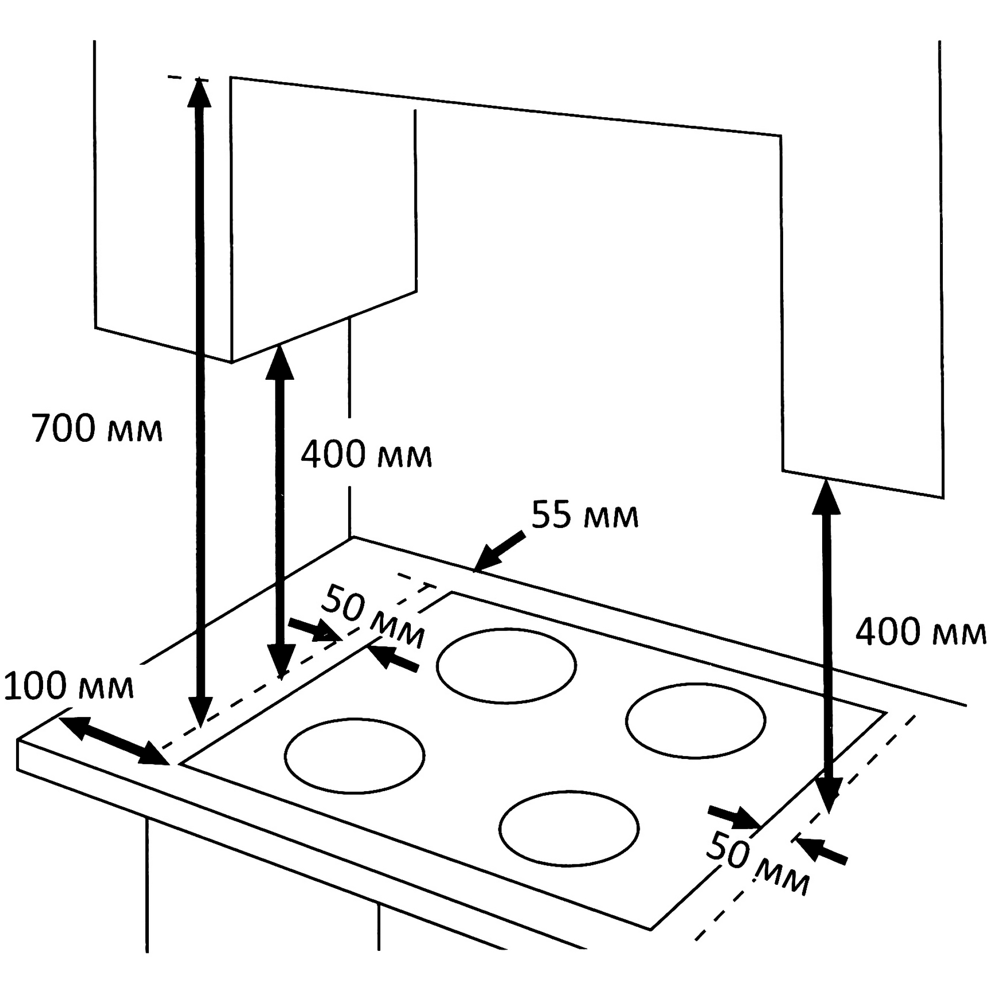 5474538 Газовая варочная поверхность DEXP MGBS-604B2 STDN-0088666 - Вид №6