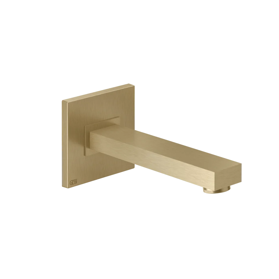 Носик для ванны 20121 726 Gessi Rettangolo k ТЕПЛАЯ БРОНЗА BR. PVD 20121726