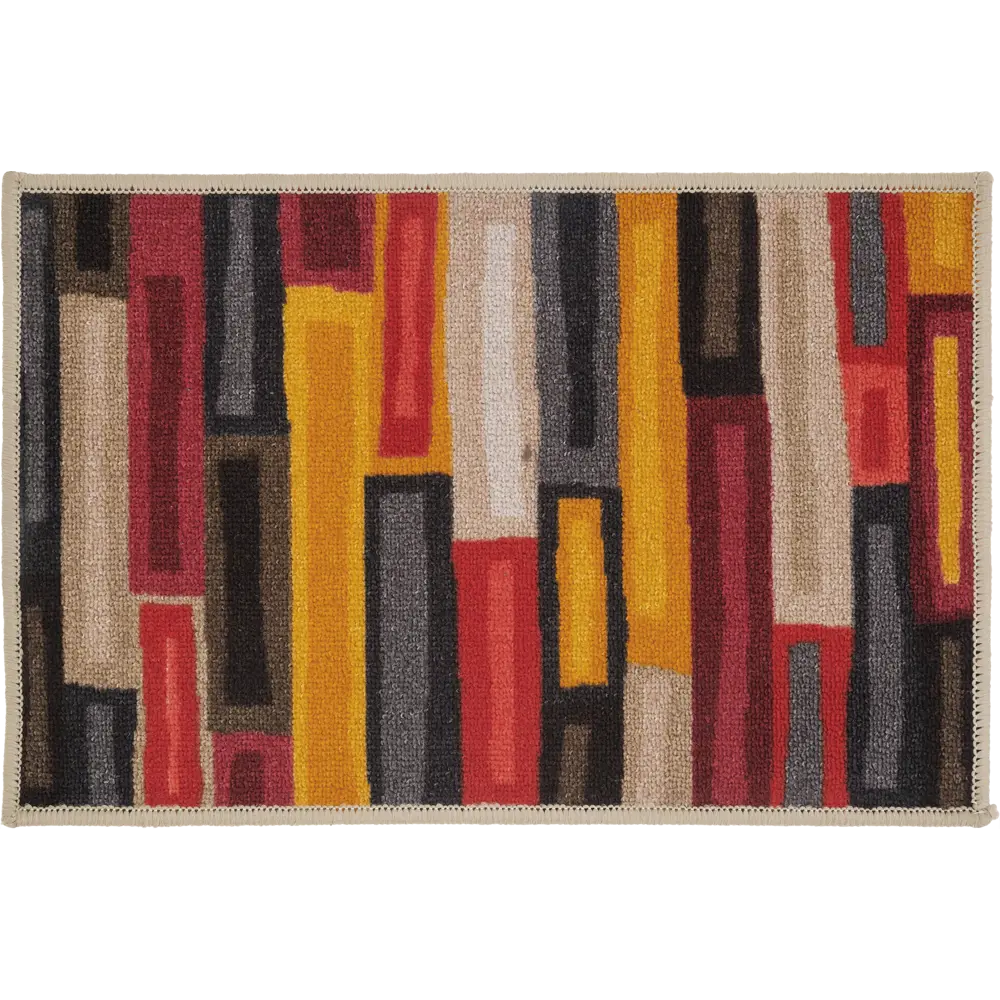Коврик Ctim Стелла 40x60 см нейлон цвет жёлтый/оранжевый 84739235 STLM-2044830 