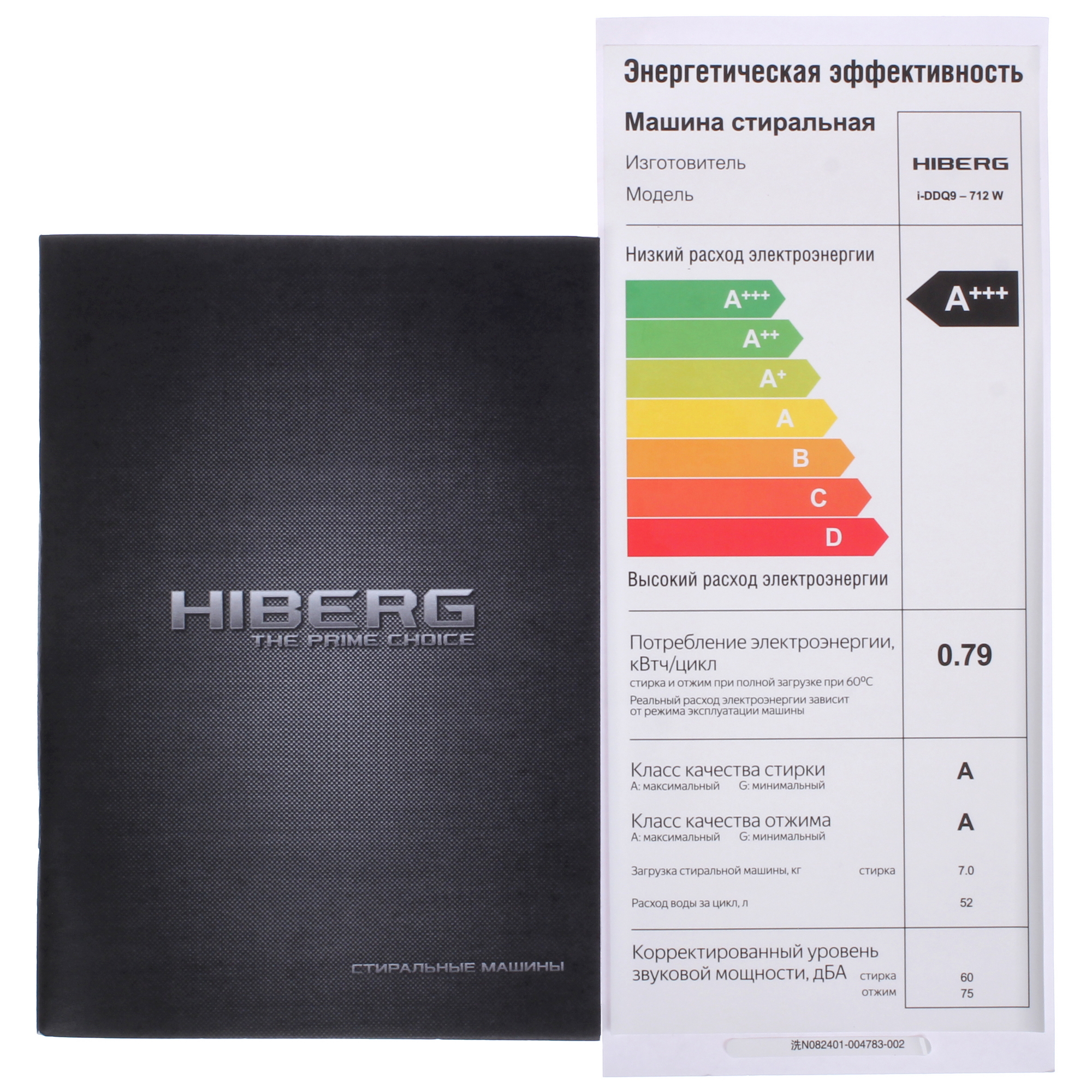 9975380 Стиральная машина HIBERG i-DDQ9-712 W белый STDN-0085617 - Вид №11