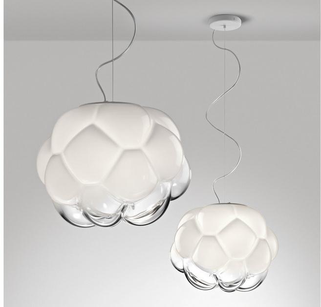 Fabbian Подвесной светильник из стекла Cloudy F21 a02 71 - Вид №1