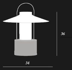 TRADEWINDS Уличный светильник с аккумулятором sun-id-1371043 - Вид №11