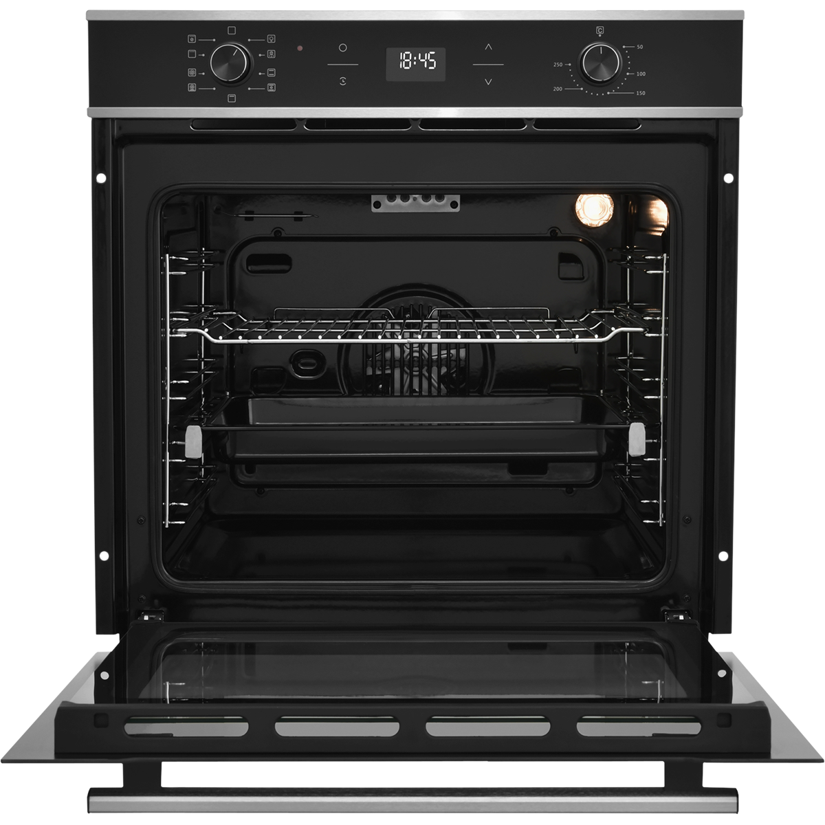 9956597 Электрический духовой шкаф ZUGEL ZOE602X черный STDN-0110498 - Вид №2