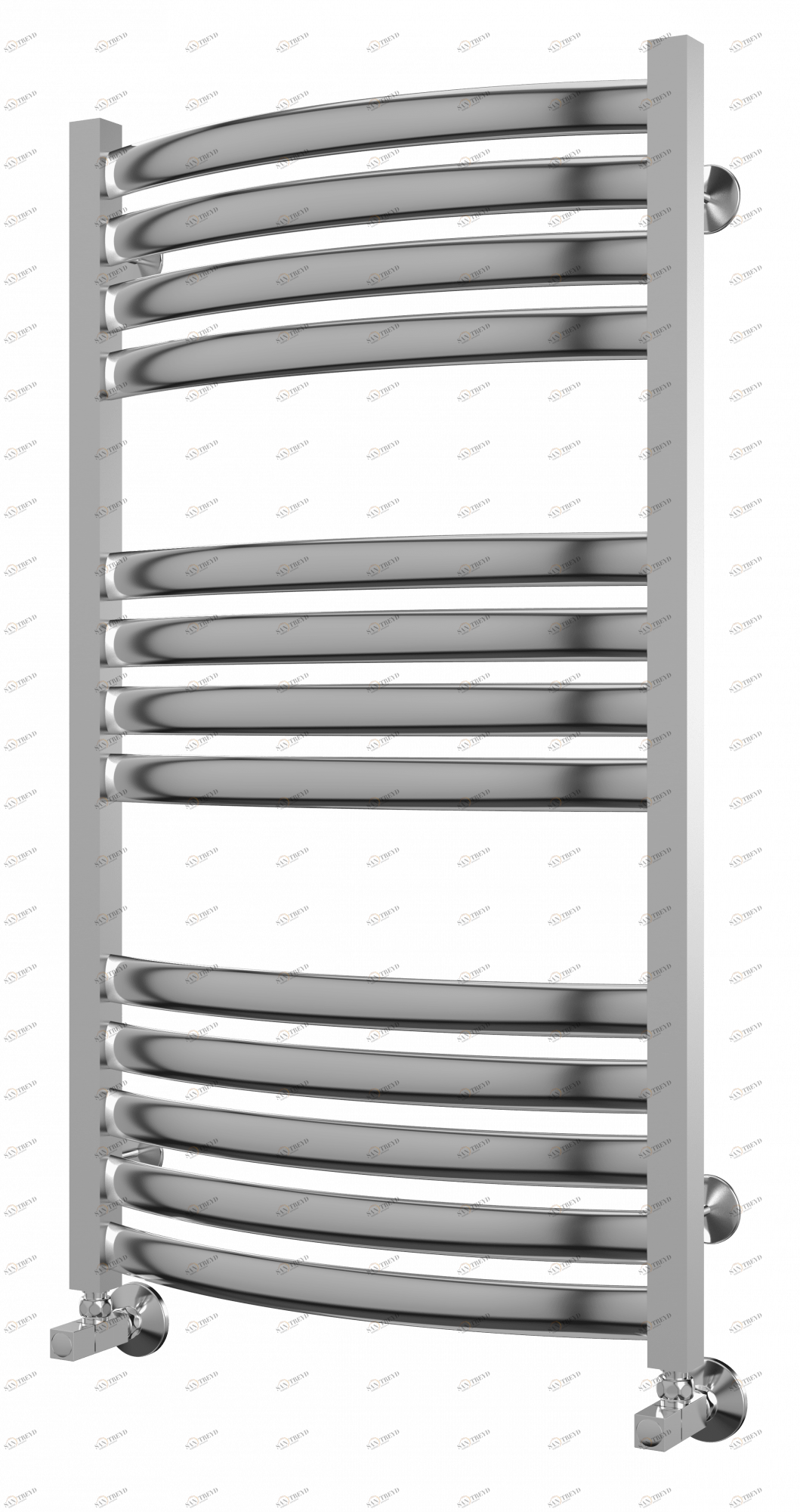 4620768886508 ЛЮКС Палермо П13 500х926 (5+4+4) Полотенцесушитель TERMINUS RAL 9005 матовый