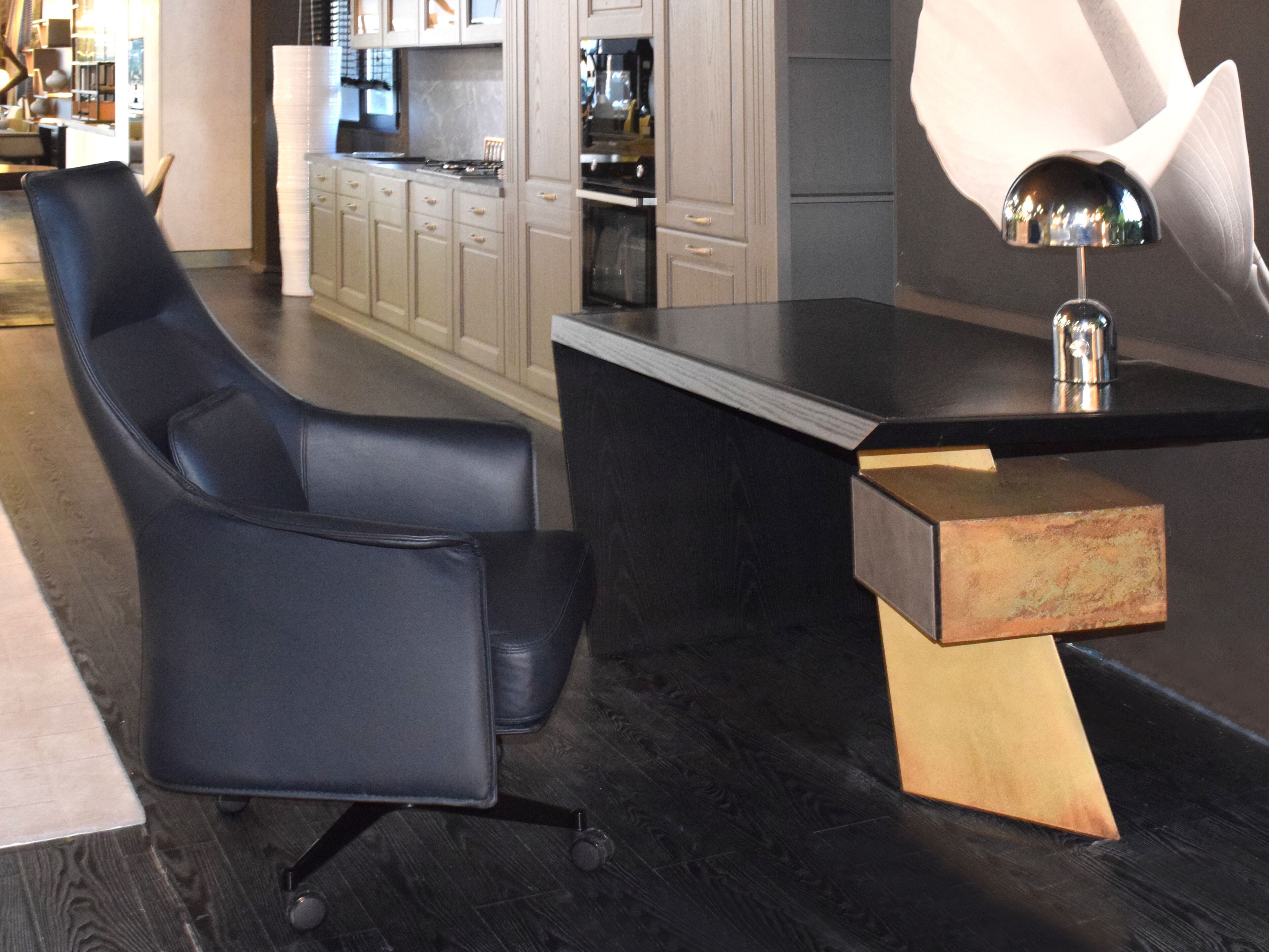 Кожаное кресло с подлокотниками ABLE MONACO ARCH-00104795 - Вид №8