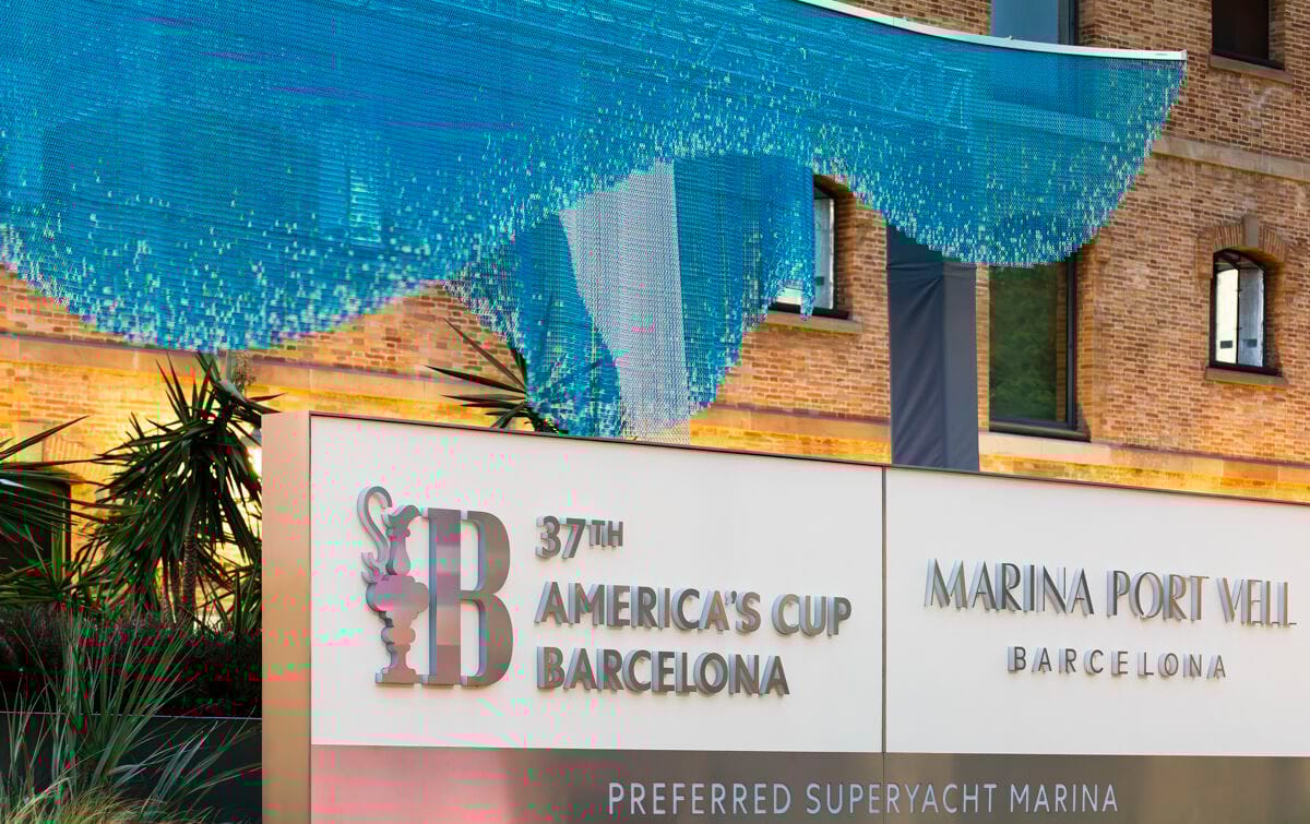 Фасадные ограждения из алюминиевых цепей Kriskadecor CLADDING MARINA PORT VELL ARCH-00027324 - Вид №2